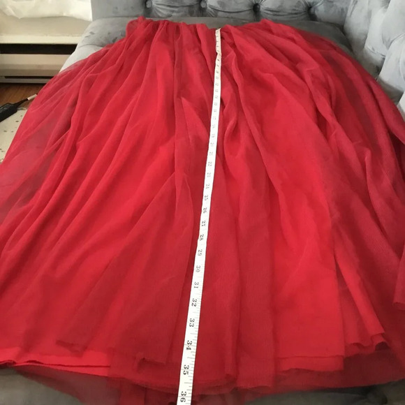 Two-piece Set Jacket and Skirt Red Sz 14  US women Plus - Picture 12 of 12